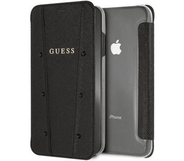 Guess Kaia Book Case - Apple iPhone 6/6S/7/8 Plus (5.5") - Zwart  Zwart