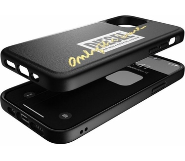 Diesel Embroidery Back Case - iPhone 12/12 Pro (6.1") - Zwart Zwart