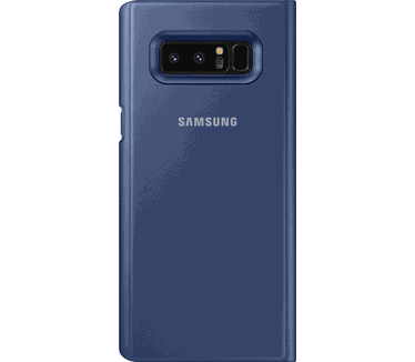 Samsung Galaxy Note 8 Clear View Standing Cover Blauw