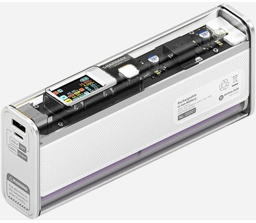 Sharge Sharge Storm2 Slim Snellader Powerbank 20.000 mAh Transparant