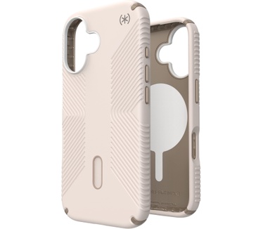Speck Presidio2 Grip + ClickLock Apple iPhone 16 Bleached Bone - with Microban