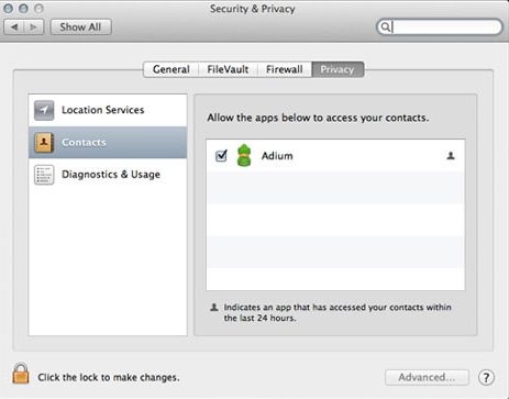 Contacten Mountain Lion