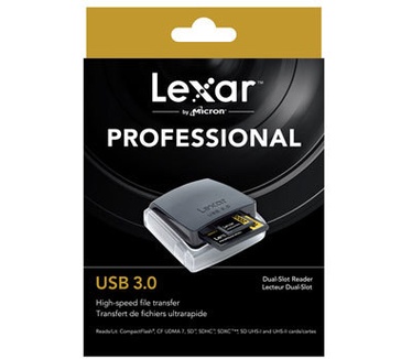 Lexar Professional USB 3.0 Dual-Slot Reader