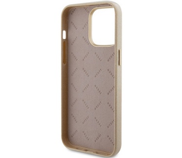 Guess Glitter Back Case - Apple iPhone 15 Pro (6.1") - Goud Goud