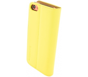 Mobiparts Premium Wallet Case Apple iPhone 5C Yellow