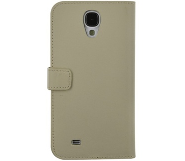 BMW Leather Book Case Beige for Samsung Galaxy S4 i9505