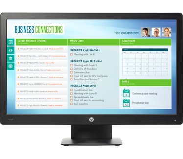 HP ProDisplay P223 (X7R61AA) Zwart