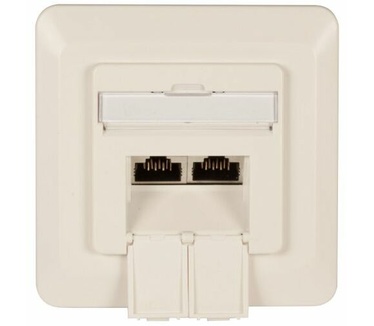 EFB Elektronik ET-25133.1V1 Inbouwdoos CAT 6A 2 poorten Zuiver wit (RAL 9010)