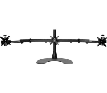 Ergotech Triple Monitor Desk Stand w/Telescoping Wings