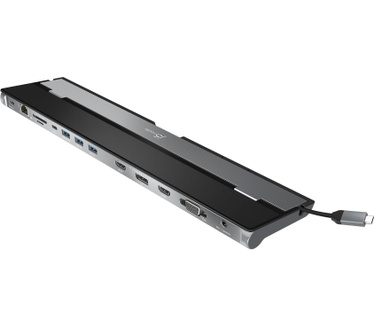 j5create JCD543P-EN USB-C® Triple Display Docking Station met 100W PD Adapter - EU