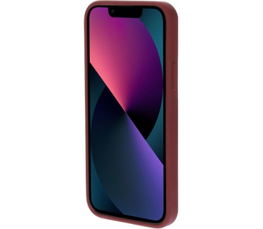Mobiparts Silicone Cover Apple iPhone 13 Plum Red