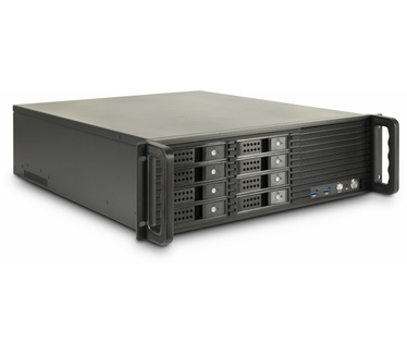 Inter-Tech 48.3cm IPC 3U-3508 3HE STORAGE o.PSU