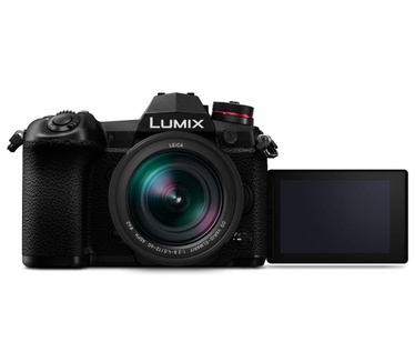 Panasonic Lumix G DC-G9 + 12-60mm f/2.8-4.0 + 50-200mm f/2.8-4.0 + rugtas Zwart