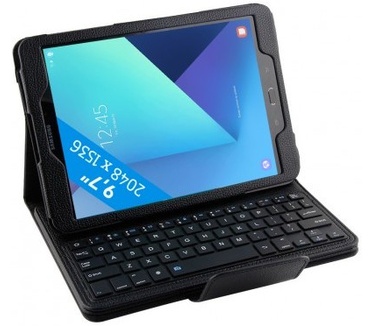 qMust Samsung galaxy Tab S3 9.7 Bluetooth Keyboard Case - Black