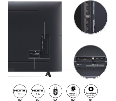 LG 86UQ80006LB Zwart