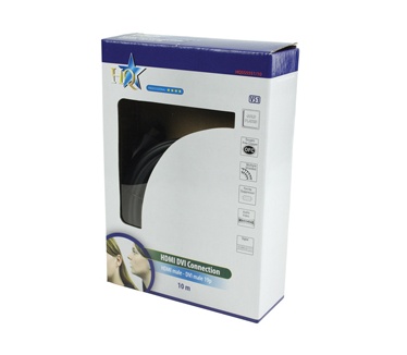 HQ Products HDMI Male19P-DVI Male 10.0m