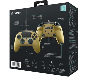 Nacon controller Revolution Pro voor PS4 - Goud Goud