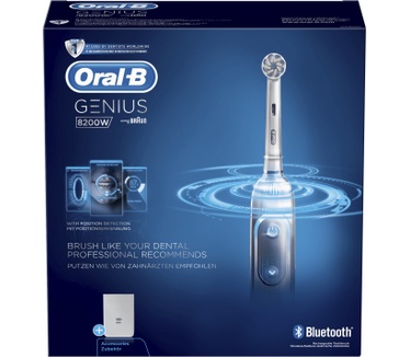 Oral-B Oral-B Genius 8200W Elektrische Tandenborstel Zilver Powered By Braun