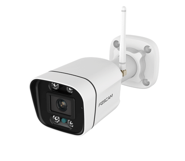 Foscam V8P, 4K/8MP dual-band WiFi beveiligingscamera beveiligingscamera met geluid- en lichtalarm