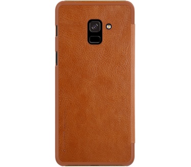 Nillkin Qin PU Leren Case - Samsung Galaxy A8 Plus (2018) - Bruin  Bruin