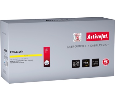 Activejet Activejet tonercartridge ATB-421YN (vervanging Brother TN-421Y; Supreme; 1800 pagina's; geel)