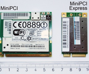 MiniPCI and MiniPCI Express cards