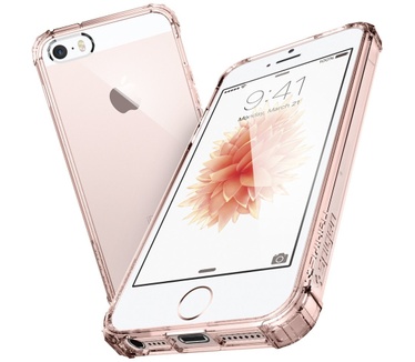 Spigen Crystal Shell Apple iPhone SE Case - Rose Crystal