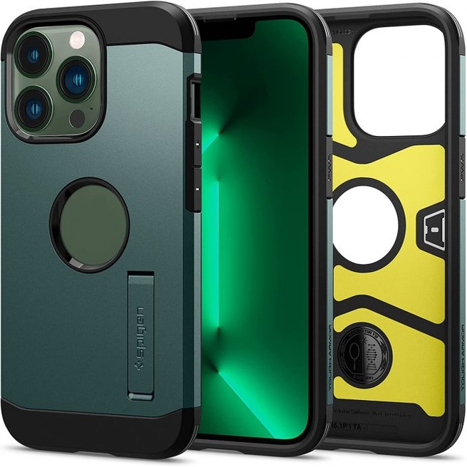 Spigen Tough Armor (iPhone 13 Pro) Groen Kenmerken Tweakers