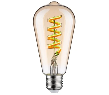Paulmann 29158 Home LED-lamp E27 Energielabel: G (A - G) 6.3 W RGBW Goud