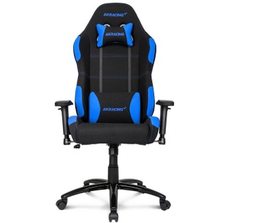 AK Racing AKRACING Gaming Stuhl Core EX-Wide zwart/Blau - PU (AK-EX-EXWIDE-BK/BL)