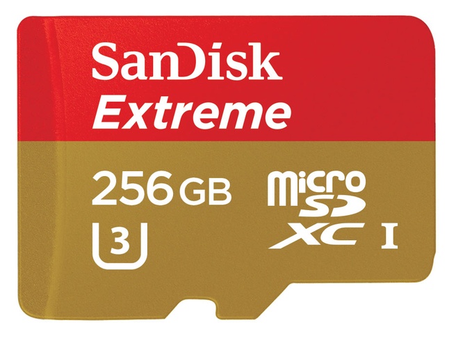 Sandisk micro-sdxc 256GB Extreme