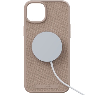 Njord byElements Fabric MagSafe Case iPhone 15 Plus, Pink Sand