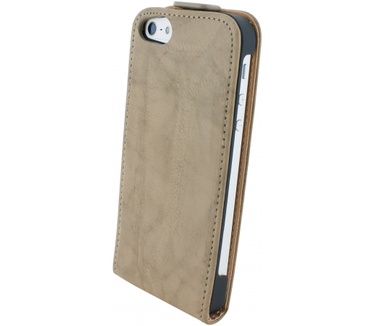 Mobiparts Mobiparts Vintage Flip Case Apple iPhone 5/5S Creme
