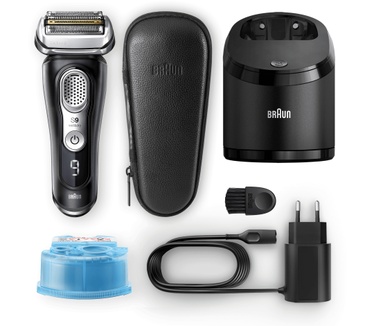 Braun Series 9 9380cc Nieuwste Generatie Elektrisch Scheerapparaat, Clean&Charge-station, Noir