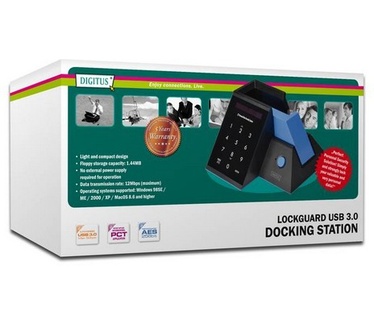 Digitus LockGuard Dockingstation Blauw