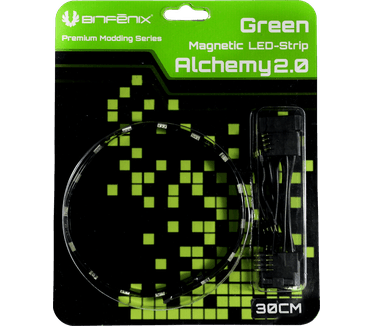 BitFenix Alchemy 2.0 Magnetic LED Strips 12cm Groen