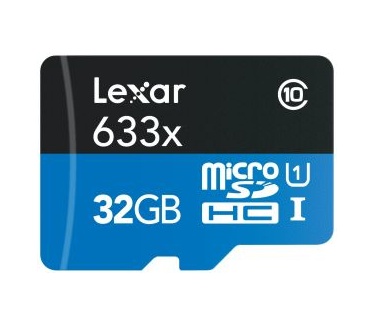 Lexar Flash card Micro-SD 32GB 633x UHS-I