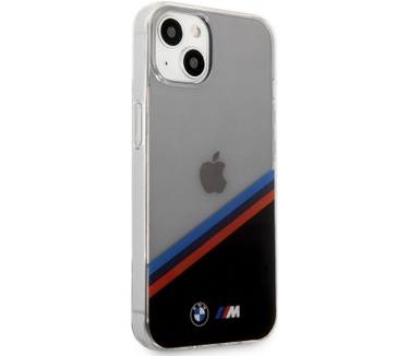 BMW M-Line Tricolor Back Case - iPhone 13 (6.1") - Transparant Transparant