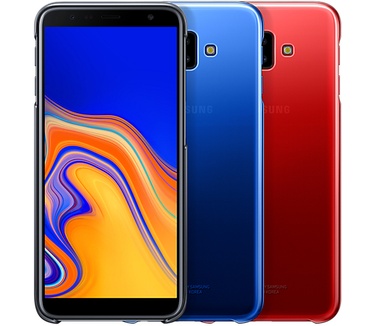 Samsung Galaxy J6+ Gradation Cover  Rood