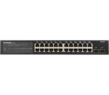 Netgear GS324T Managed Gigabit Ethernet (10/100/1000) Zwart