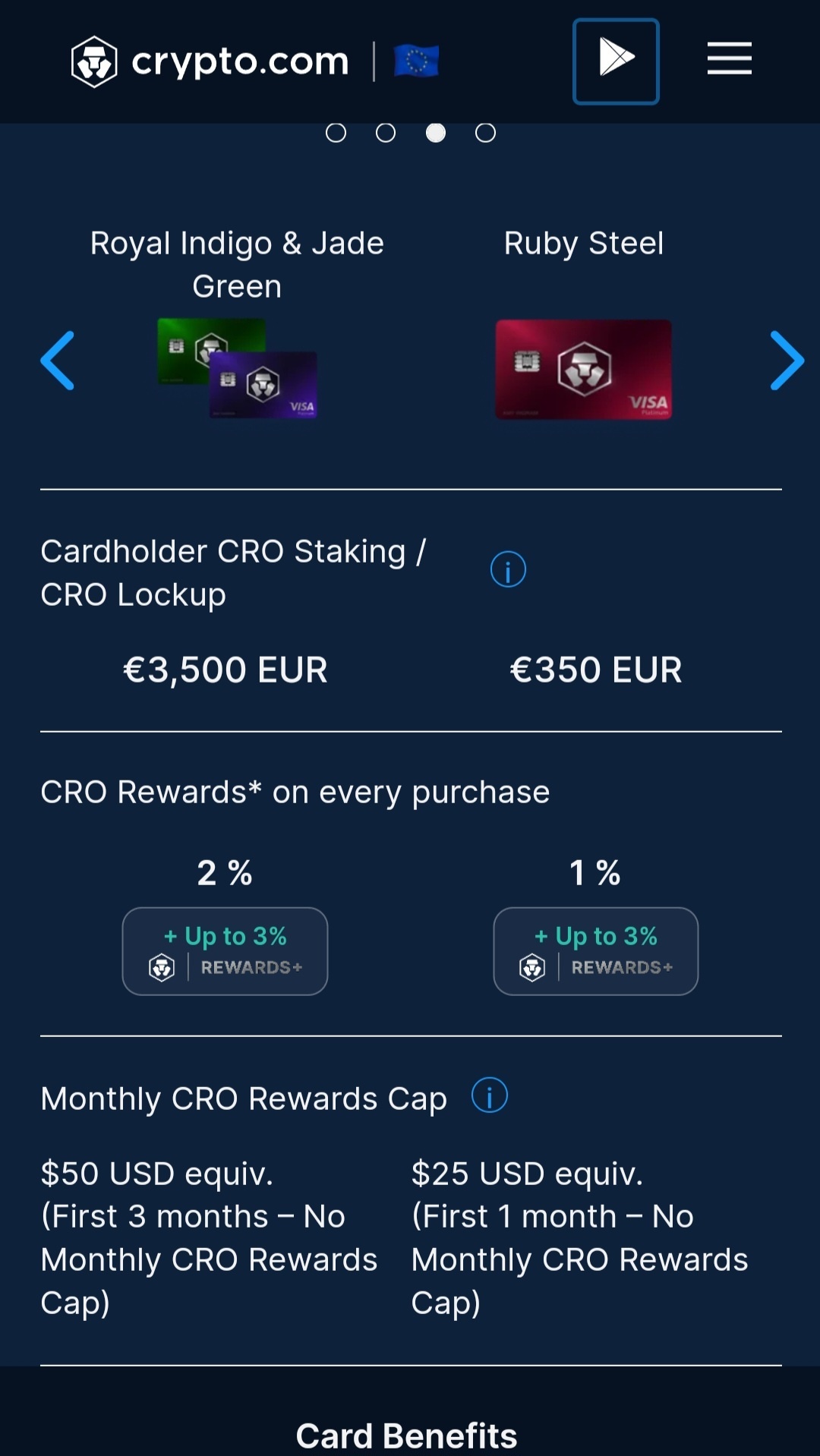 Het Grote Cryptobetaalkaartentopic - Cryptocurrencies - GoT