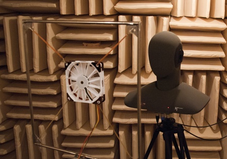 Noctua test ventilator met noice cancellation