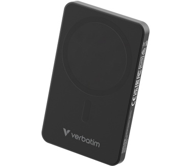 Verbatim Charge 'n' Go Essentials Magnetische draadloze powerbank 5000 mAh zwart