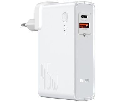 Baseus Power Station GaN 2 in 1 Quick Charge Power Bank & Charger Wit