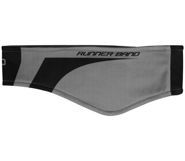 SBS Sport Runner band with integrated earset (Grijs, Zwart)