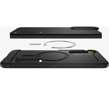 Spigen Galaxy S25 Edge Case Tough Armor AI (MagFit) Zwart