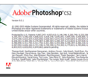 Adobe Photoshop CS2 9.0.1 - About