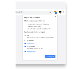 Suspicious Site Reporter Extension 