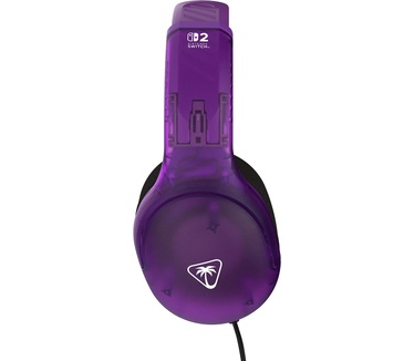 Turtle Beach Airlite Fit bedrade gamingheadset - Nintendo Switch 2 - Spookpaars - Werkt ook met de Nintendo Switch OLED, ‘flip-to-mute’-functie, comfortabele oorkussens, 40 mm-speakers, licht