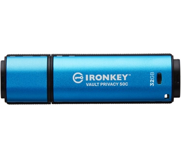 Kingston IronKey VP50 Type-C 32GB Blauw